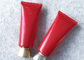 Rotes kosmetisches Plastikrohr des Offsetdruck-200ml für Gesichts-Wäsche-Creme