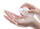 1oz ALS luftlose Lotions-Plastikflasche, weiße luftlose Flaschen für Hautpflege