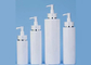 Runden-HDPE-kosmetische Plastikflaschen-luftlose Pumpe 250ml 300ml 500ml